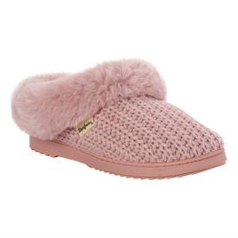 Womens Dearfoams Hannah Knit Clog Slippers