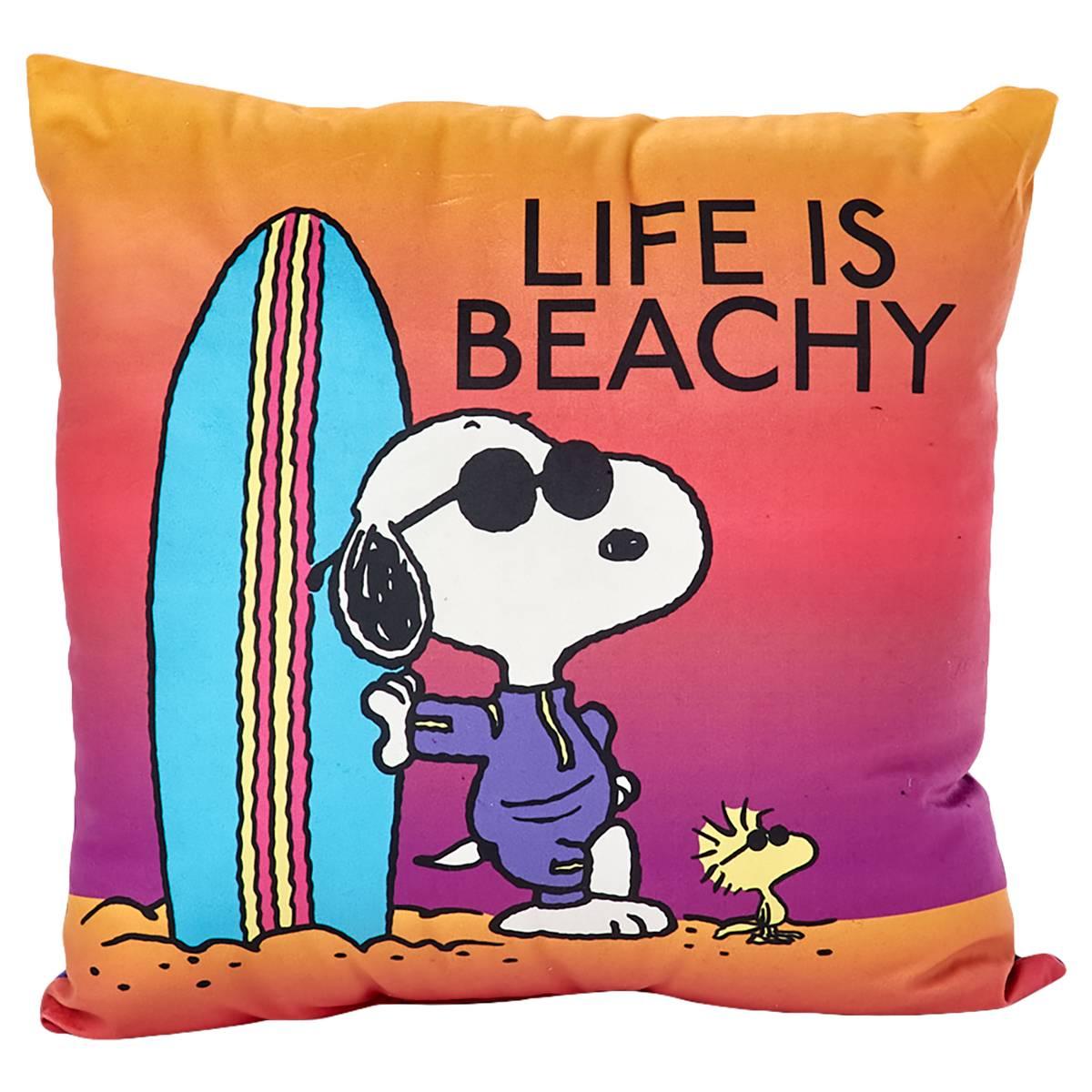 Peanuts(tm) Life Is Beachy Decorative Pillow - 18x18
