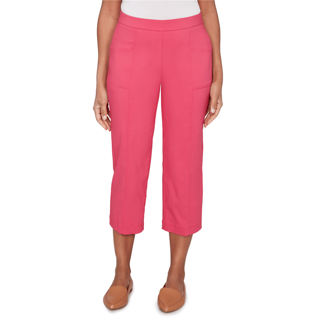 Womens Alfred Dunner The Royal Treatment Pull On Capris