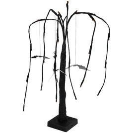 Northlight Seasonal 24in. LED Black Glittered Willow Tree