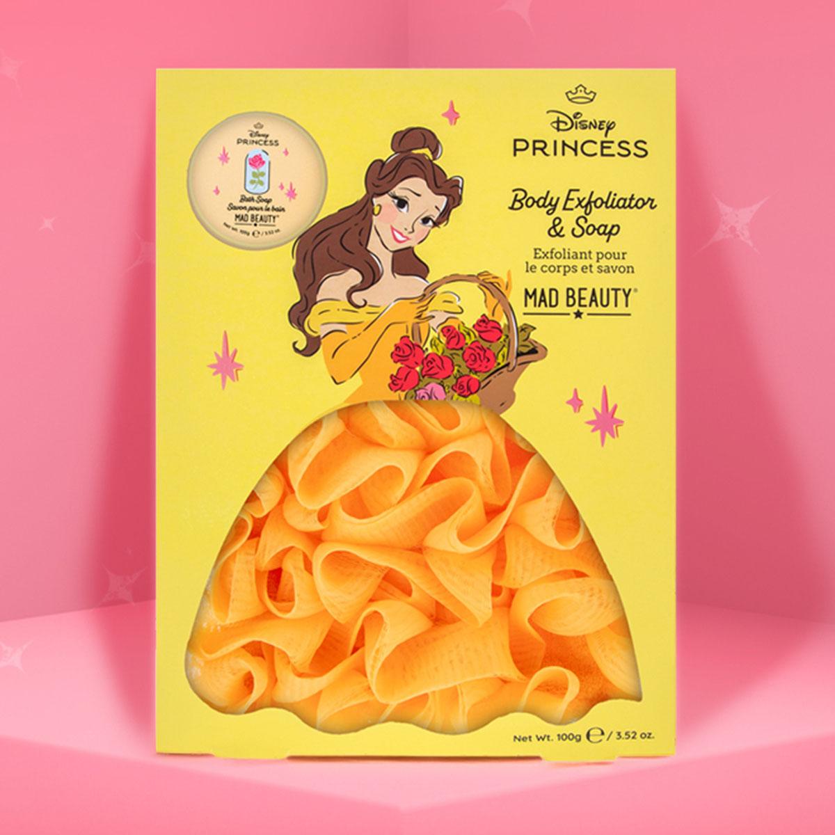 Mad Beauty Disney Princess Belle Body Exfoliator & Soap Set