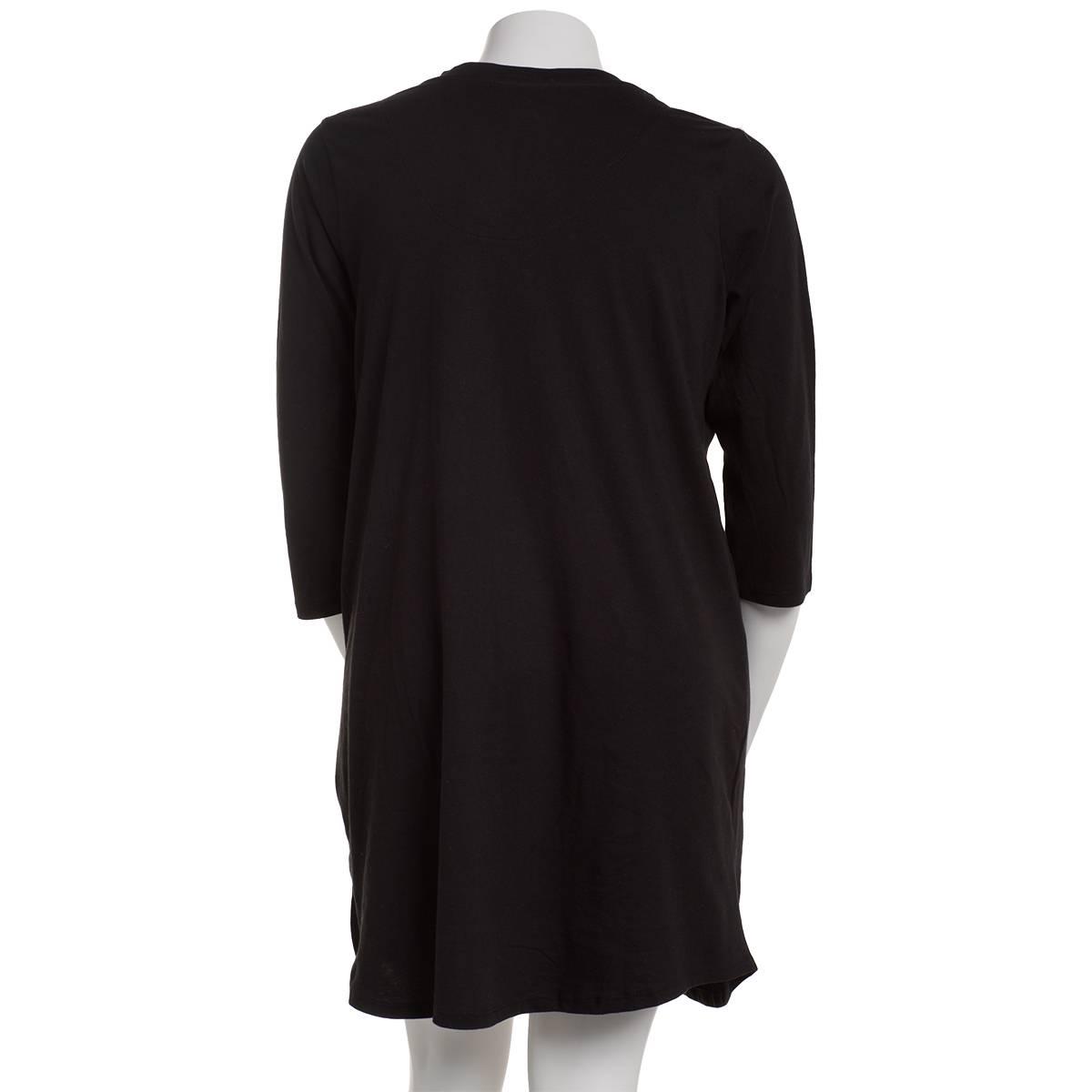 Plus Size René Rofé® Wine A Little Laugh A Latte Nightshirt