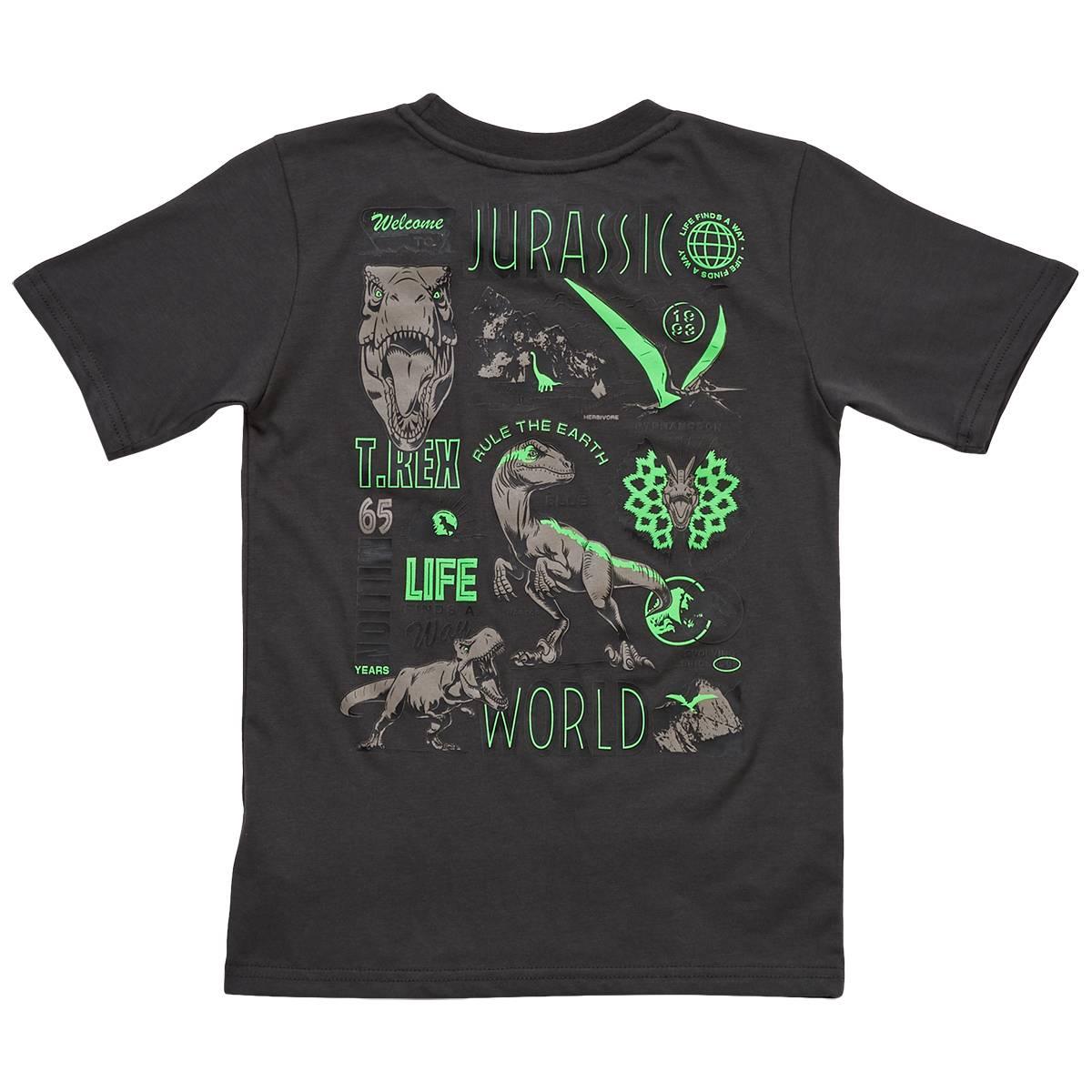 Boys (4-7) Jurassic World Short Sleeve Tee - Dark Grey