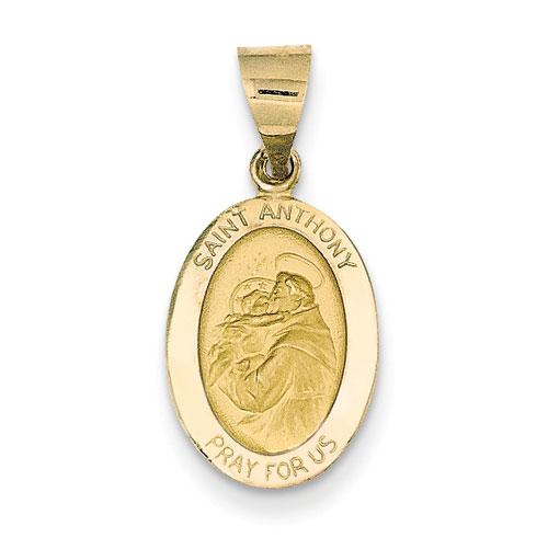 Unisex Gold Classics™ 14kt. Gold St. Anthony Medal Pendant