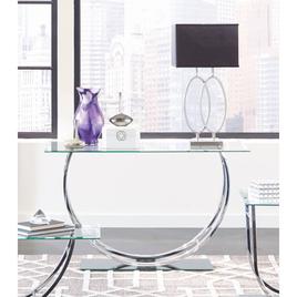 Coaster U-shaped Sofa Table - Chrome