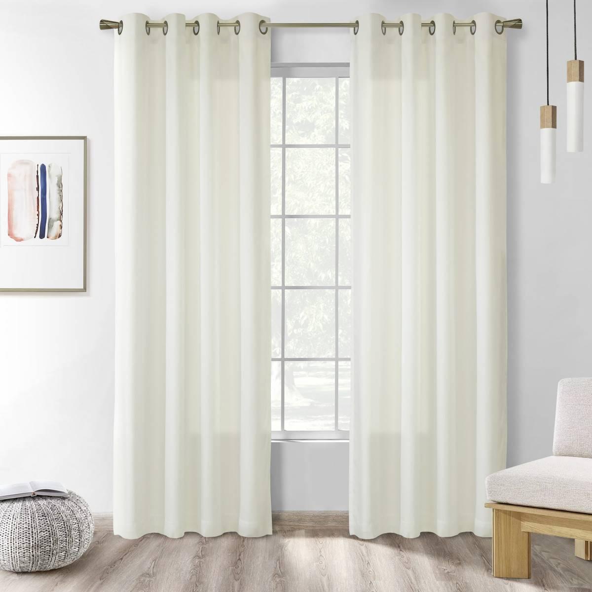 Thermavoile(tm) Grommet Curtain Panel - 104 Width