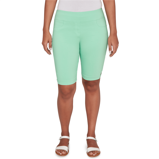 Petite Hearts of Palm All Sun and Games Bermuda Shorts