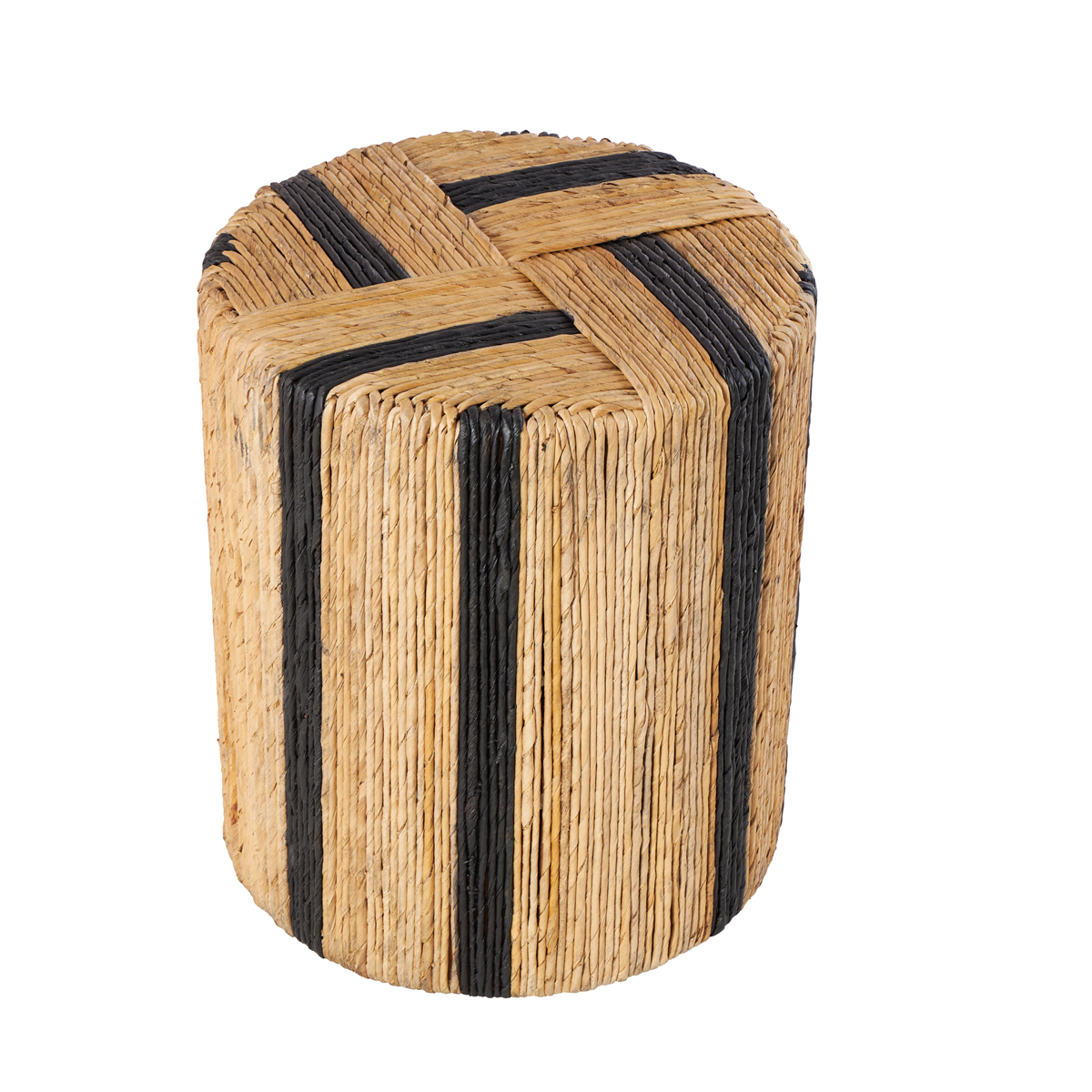 9th & Pike® Bohemian Brown Banana Leaf Accent Table