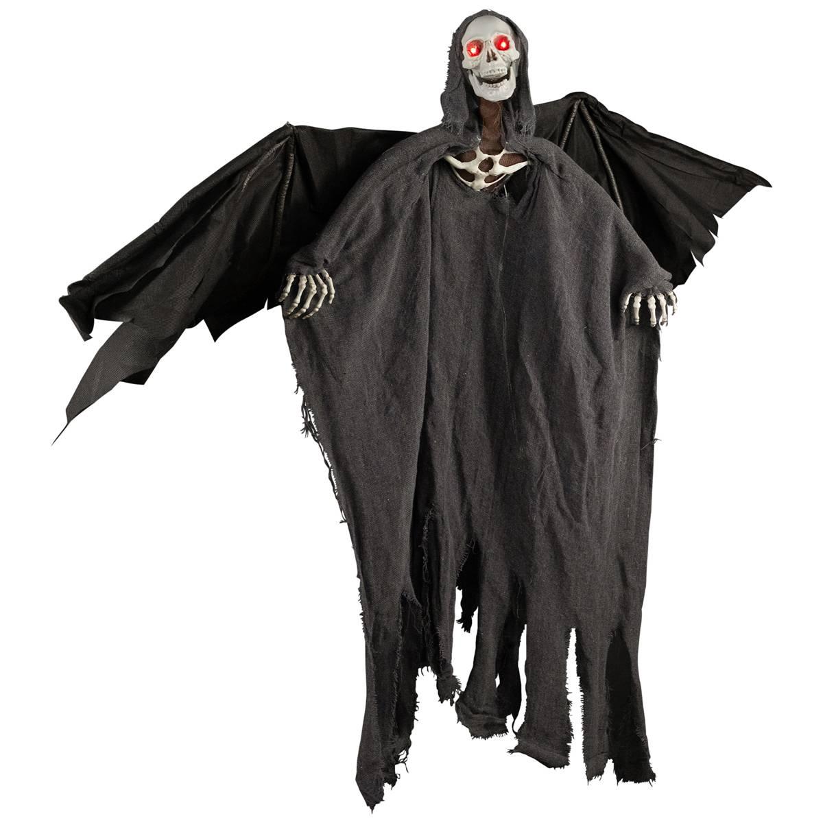Northlight Seasonal 50in. Lighted & Animated Winged Grim Reaper