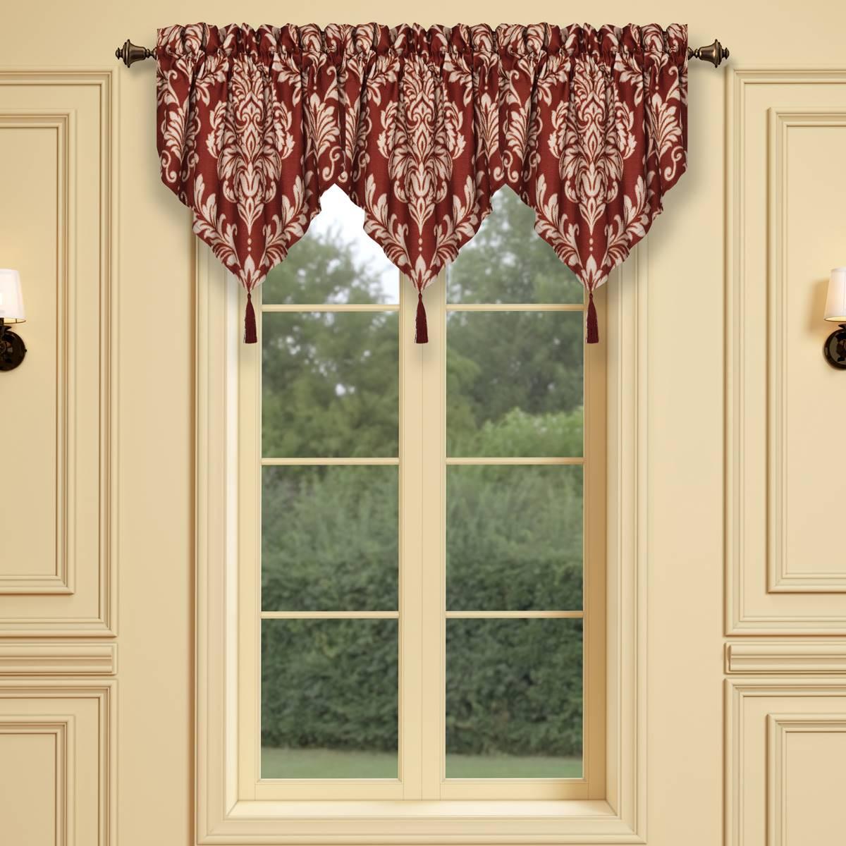 Royal Court Lazia Damask Window Ascot Valance - 21x40