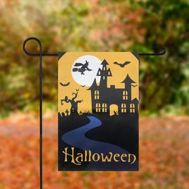 Northlight Seasonal Spooky House Halloween Garden Flag