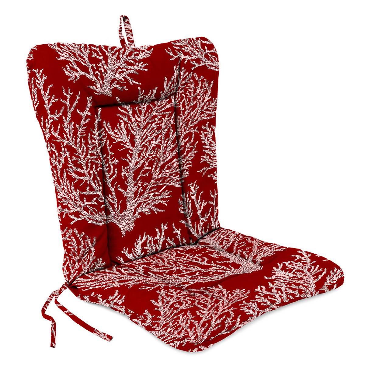 Jordan Manufacturing Seacoral Coastal High Back Chair Cushion