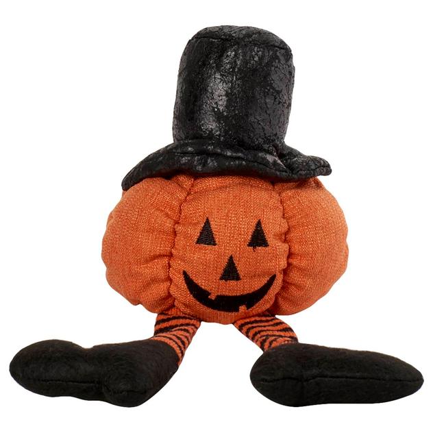 Plush Jack-O-Lantern Shelf Sitter