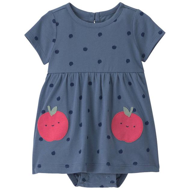 Baby Girl (3-24M) Carter's® Short Sleeve Apple Sunsuit