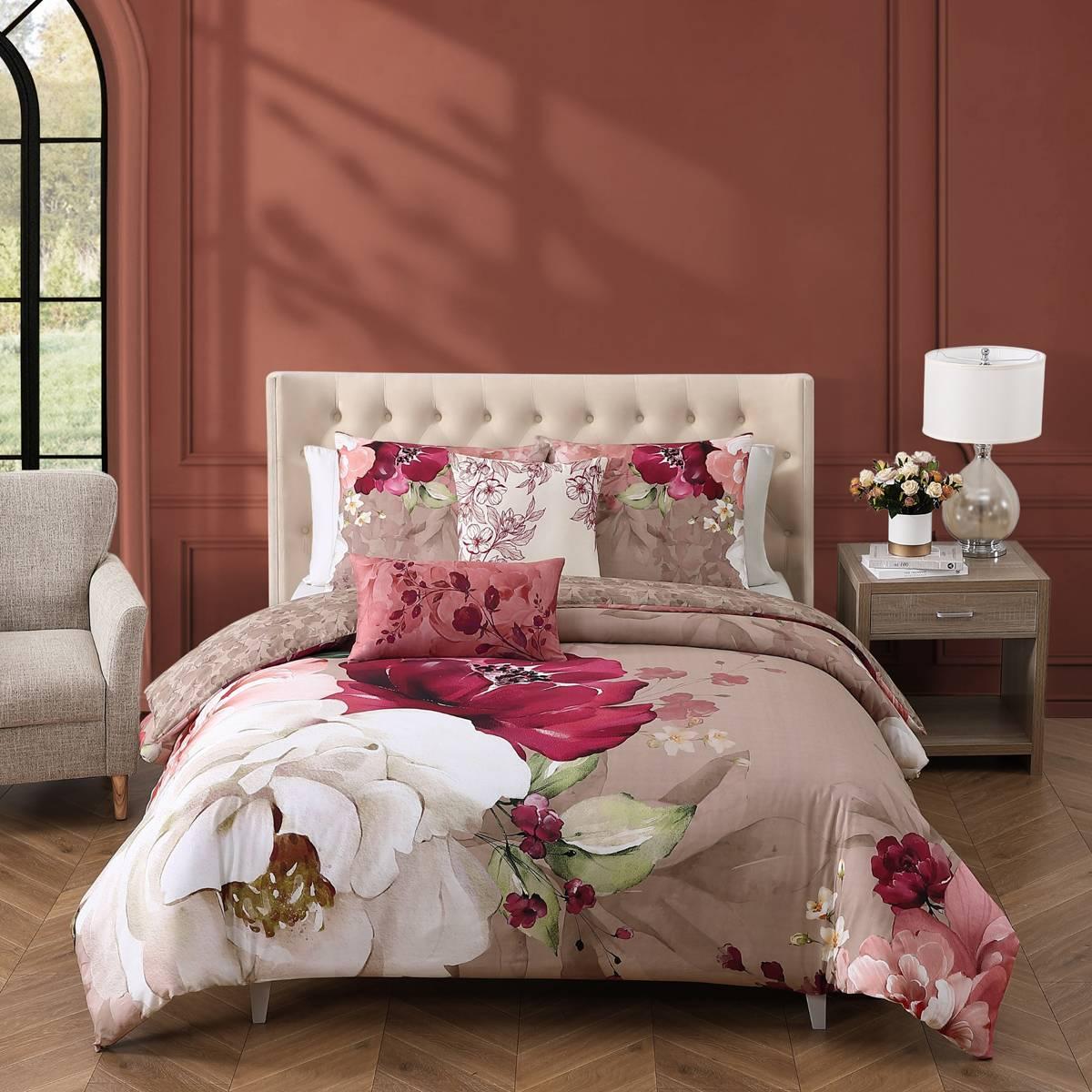 Bebejan® Florence Cotton 5pc. Reversible Comforter Set