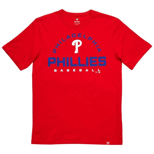 Mens Fanatics Short Sleeve Philadelphia Phillies Baseball Tee