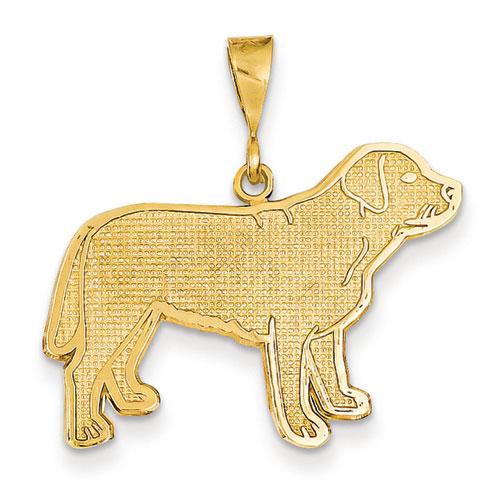 Gold Classics(tm) 14kt. Labrador Dog Pendant
