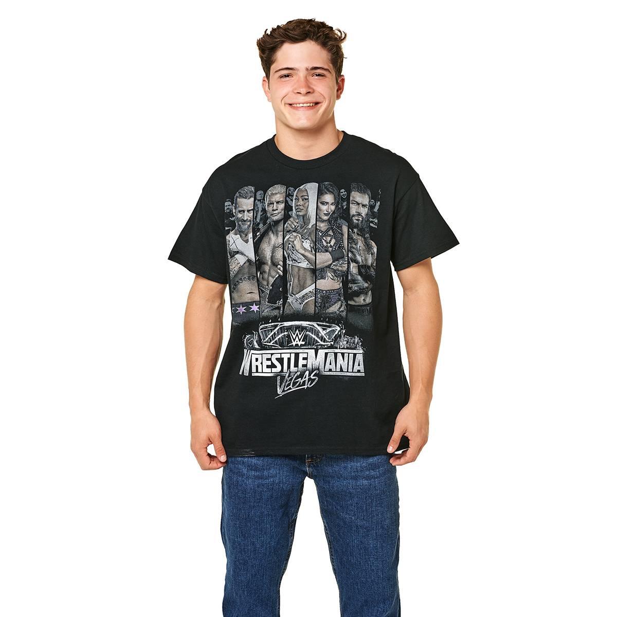 Young Mens WWE(R) WrestleMania 42 Short Sleeve Graphic Tee