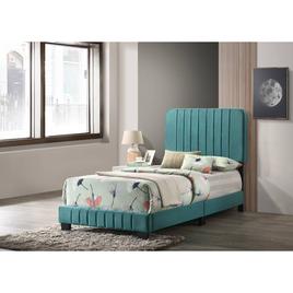 Passion Furniture Lodi Velvet Upholstered Tufted Bed Frame - Twin