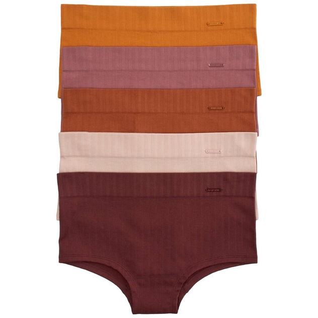 Womens Danskin 5pk. Seamless Girlshort Panties DS9356-5PKA