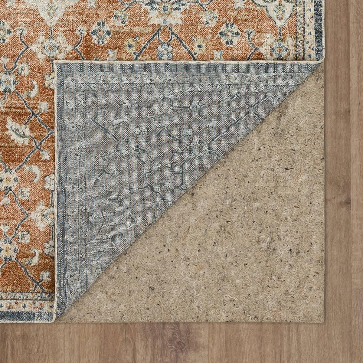 Mohawk Home Theseus Dark Orange Area Rug
