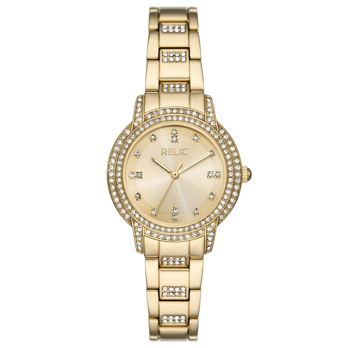 Womens RELIC by Fossil Marie 3-Hand Alloy Watch - ZR34657