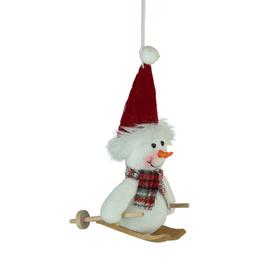 Northlight Seasonal 9.5in. Skiing Snowman Christmas Ornament