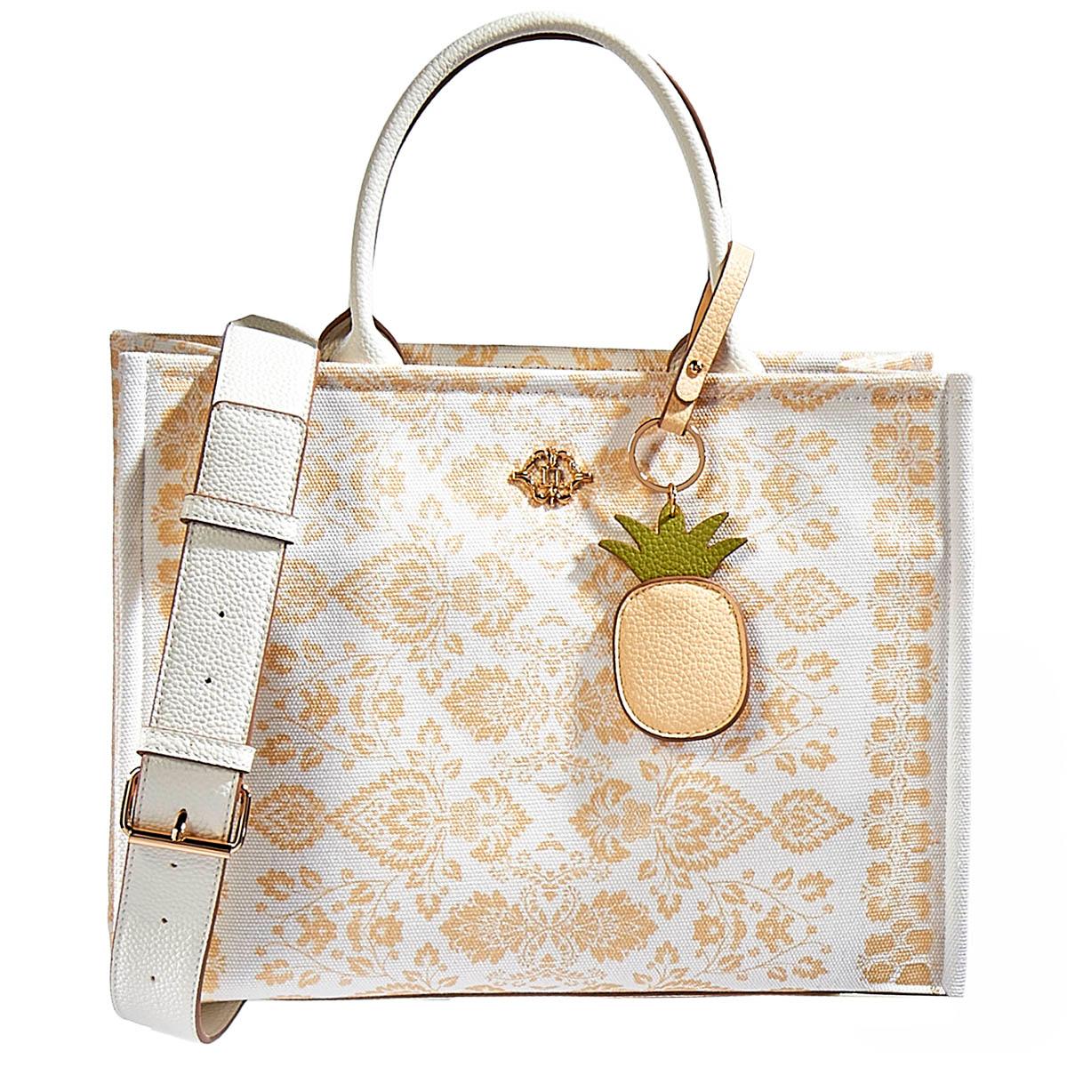 Nanette Lepore Elle Indigo Tile Satchel Bag