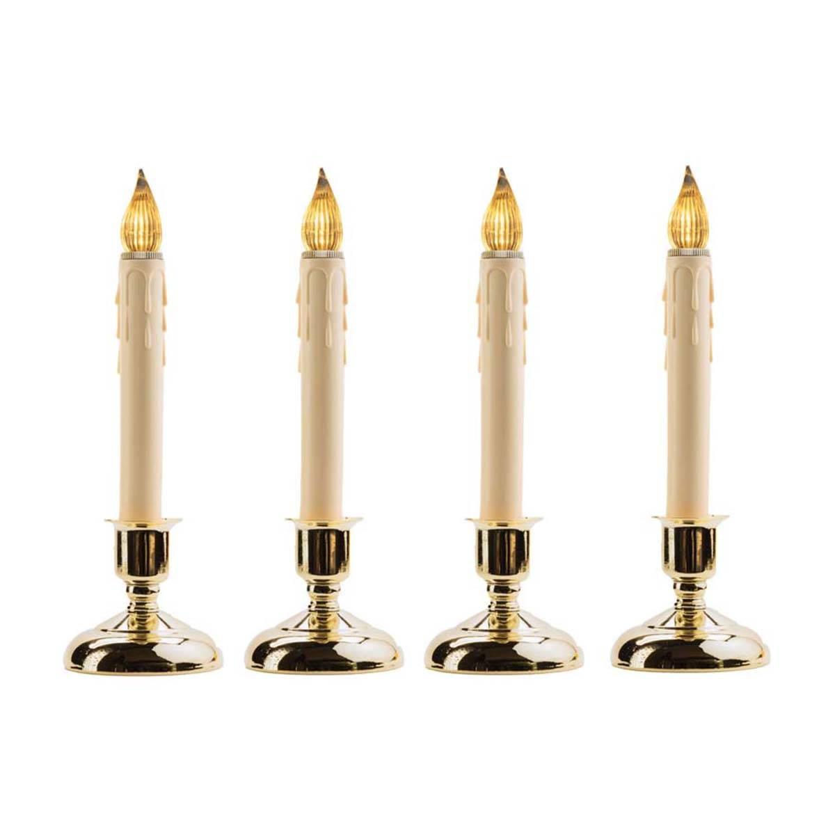 IMC Cape Cod 4pc. LED Battery Window Candle w/ Timer Set