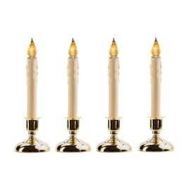 IMC Cape Cod 4pc. LED Battery Window Candle w/ Timer Set