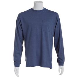Mens Architect(R) Crew Neck Long Sleeve Tee with Chest Pocket