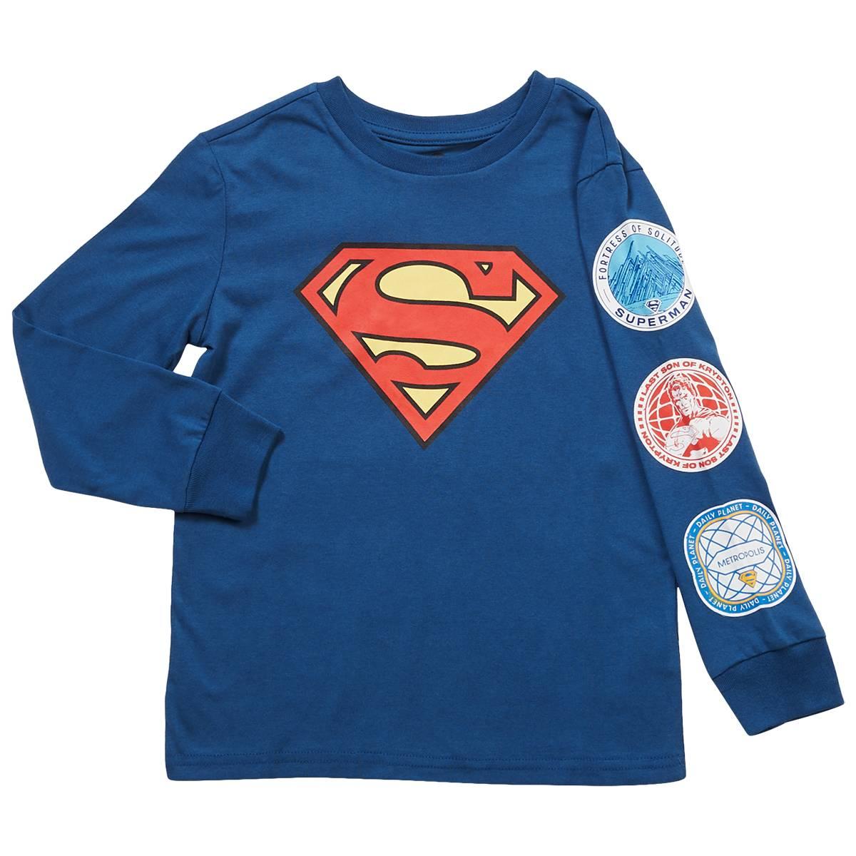 Boys (4-7) Superman(tm) Long Sleeve Tee