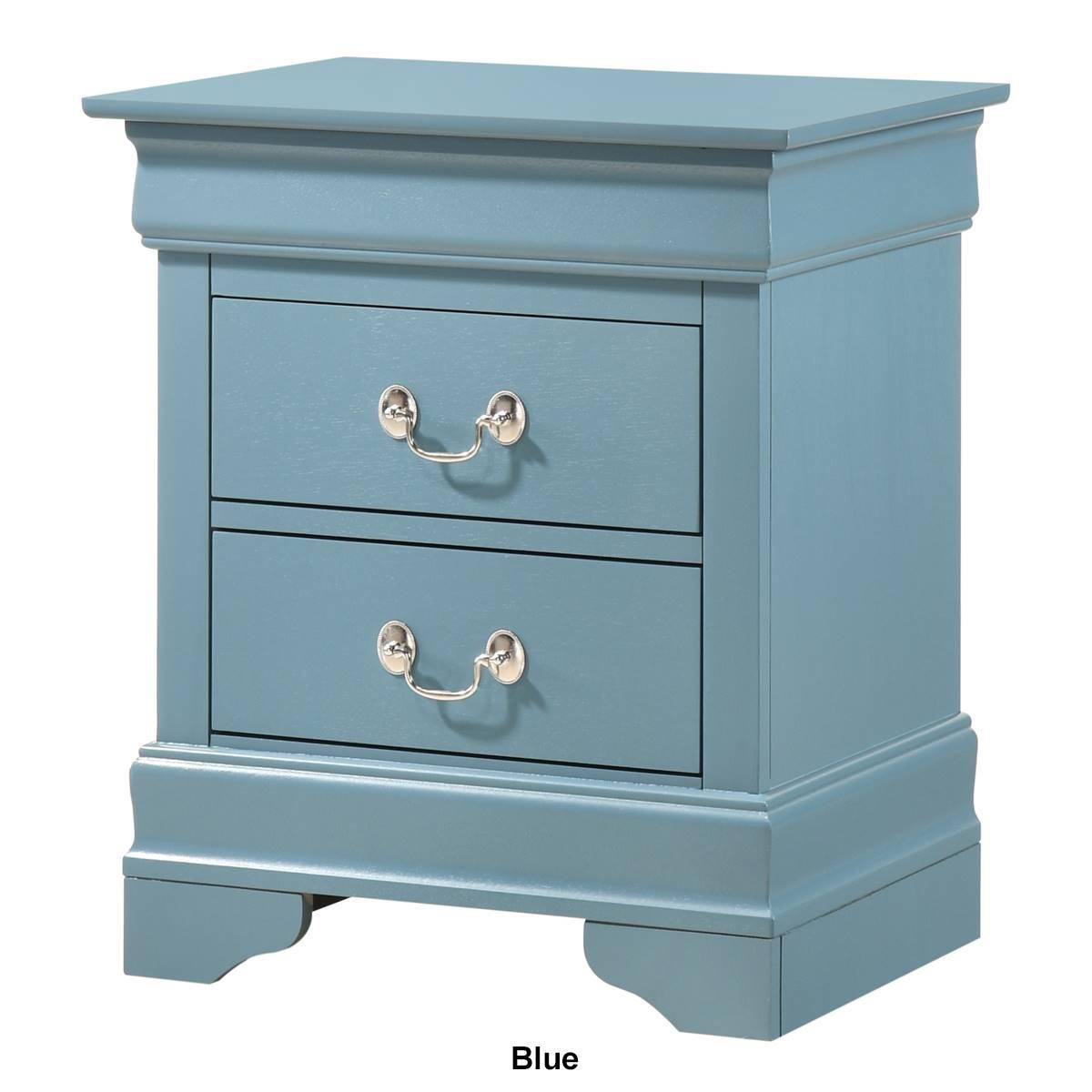 Passion Furniture Louis Philippe 21in. Drawer Nightstand