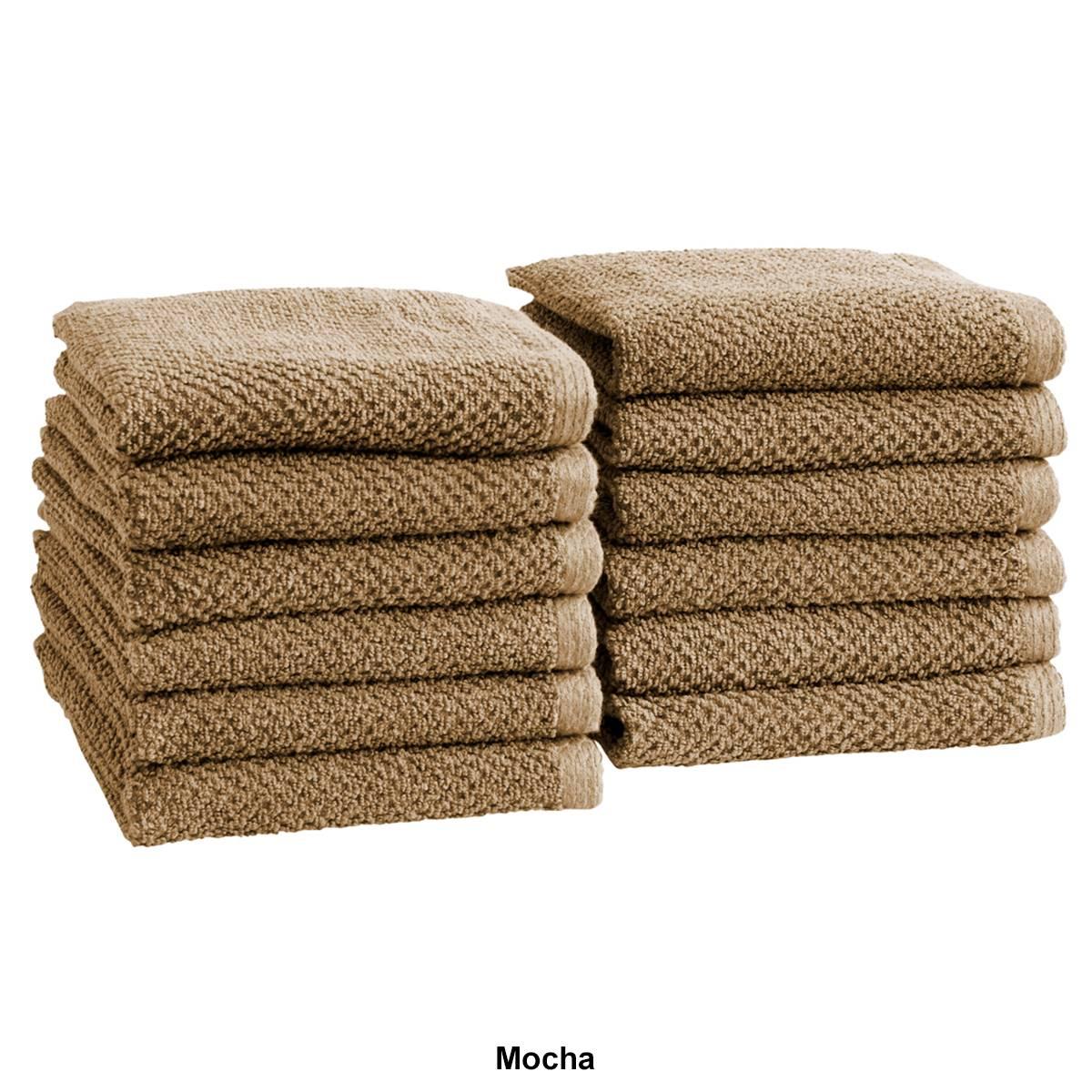 Freshfolds Acacia 12pc. Cotton Quick-Dry Washcloth Set