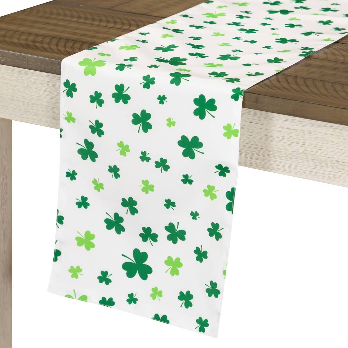 Northlight Seasonal St. Patrick''s Day Shamrock Table Runner