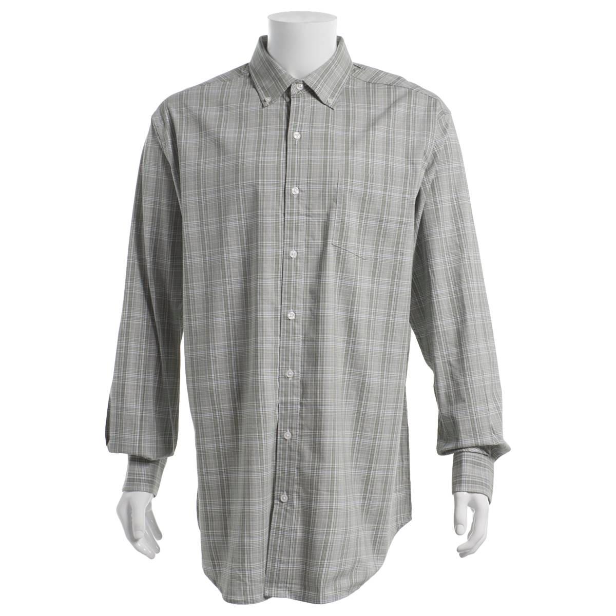 Mens Big & Tall Preswick & Moore® Stretch Dress Shirt - Green