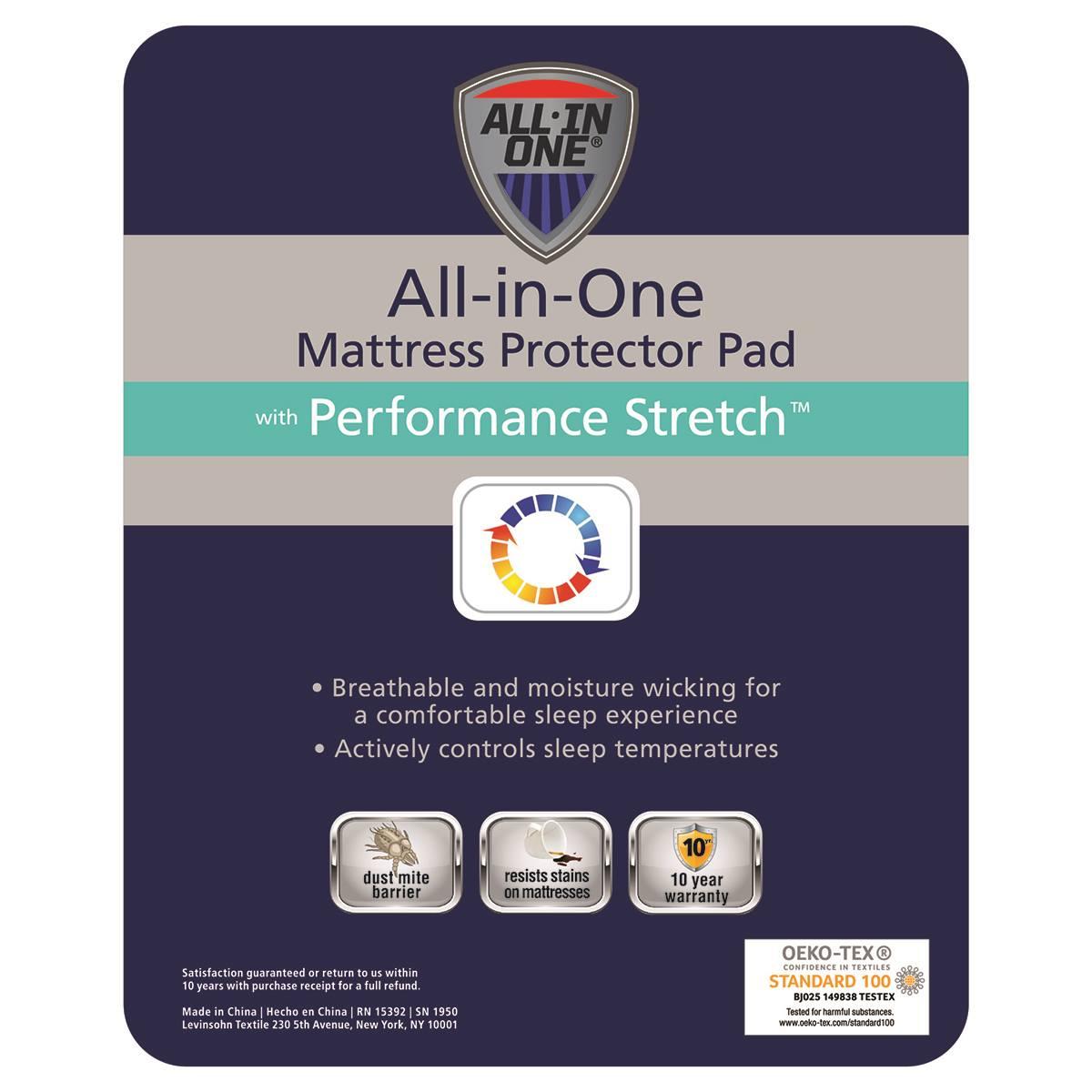 All-In-One Performance Stretch™ Fitted Mattress Pad