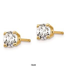 Pure Fire 14kt. Gold 4-Prong 2/3ctw. Diamond Stud Earrings