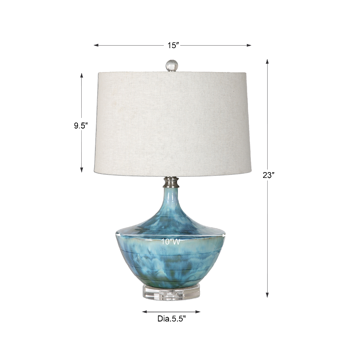 Uttermost Chasida Ceramic Table Lamp