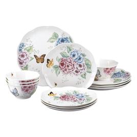 Lenox(R) Butterfly Meadow(tm) Hydrangea 12pc. Dinnerware Set