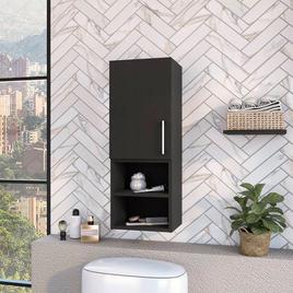 FM FURNITURE Praia Black Medicine Cabinet