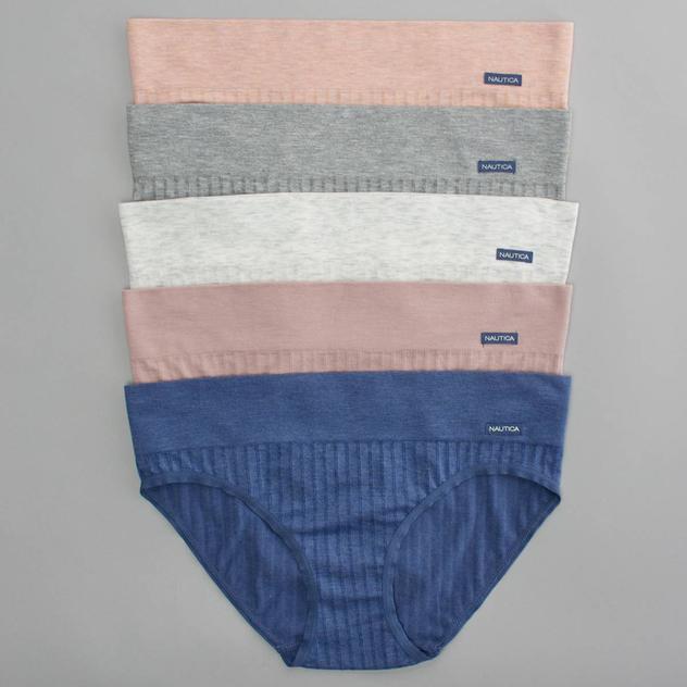 Womens Nautica 5pk. Seamless Hipster Panties NT7405-5PKAF