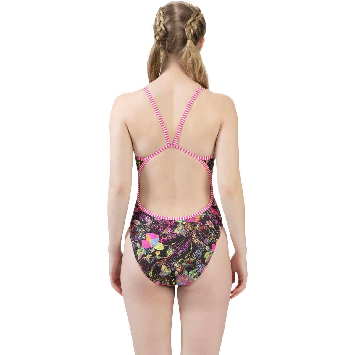 Womens Dolfin® Uglies Tapestry String Back One Piece Swimsuit