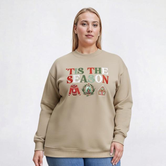 Plus Size Bare Your Soul by Sweet Soul Tis The Season Sweatshirt