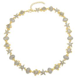 Gianni Argento 1/10ctw. Sealife Link Necklace