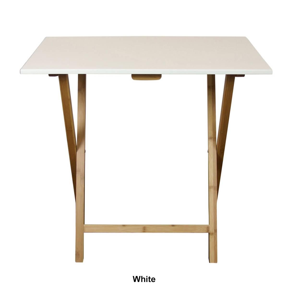 eccostyle™ Solid Bamboo Frame Folding Desk