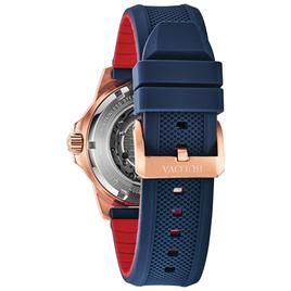 Mens Bulova Marine Star Rose-Gold-Tone Case Watch - 98A227