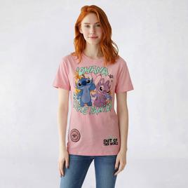 Juniors Disney Stitch And Angel Ohana Family Tee