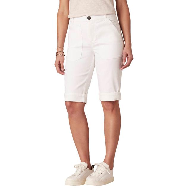 Womens Democracy "Ab"solution® High Rise Bermudas w/ Cuffed Hems