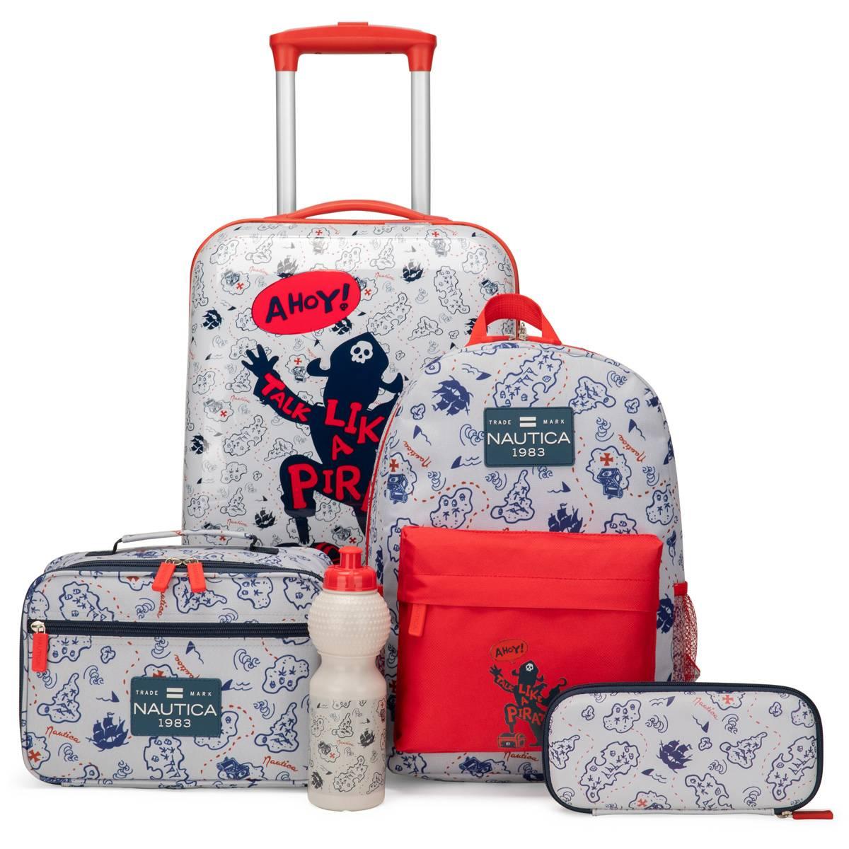 Nautica Adventure 5pc. Kids Pirate Ahoy Luggage Set